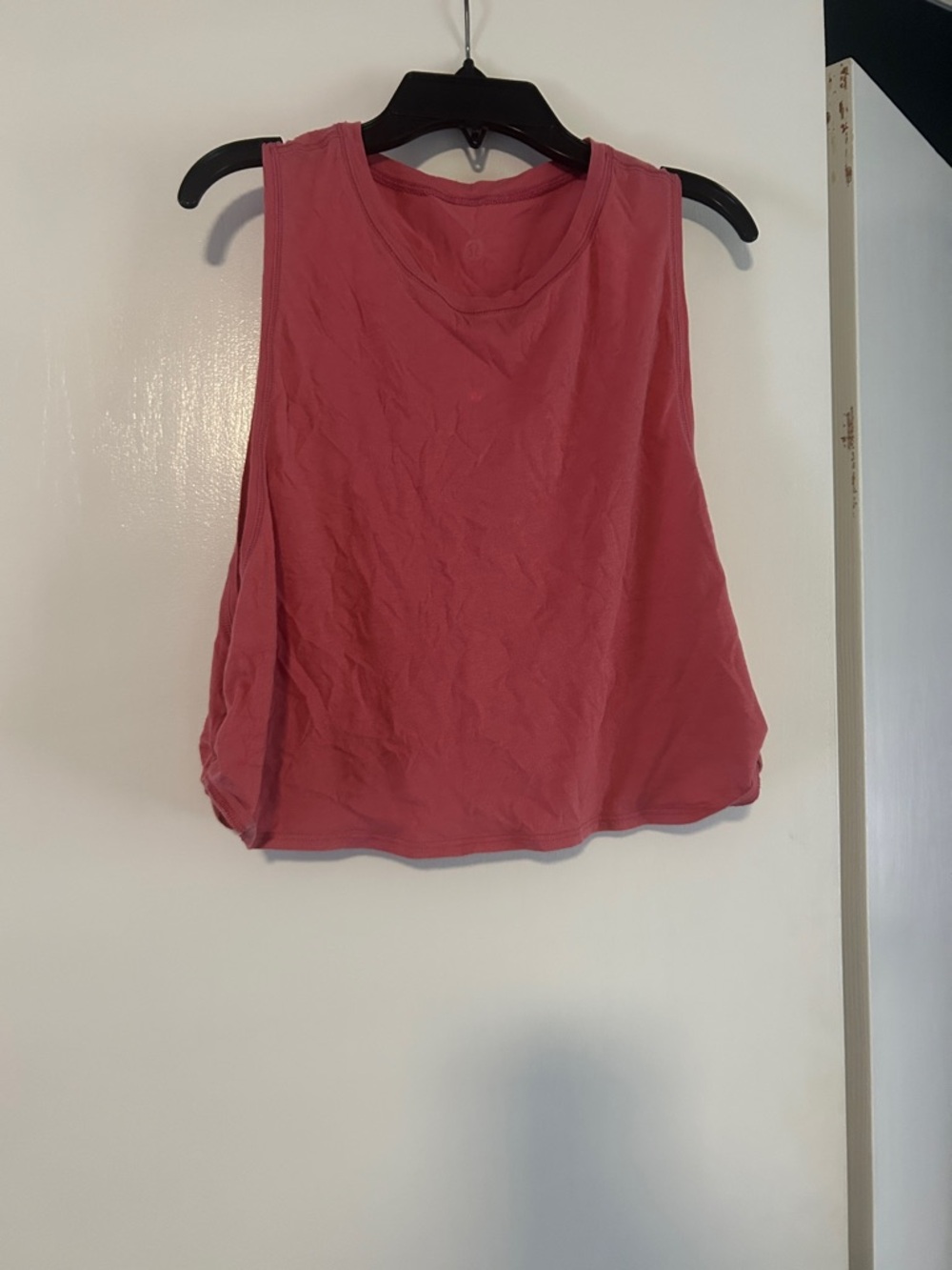 Women's Sleeveless Tank Top in Rose Pink